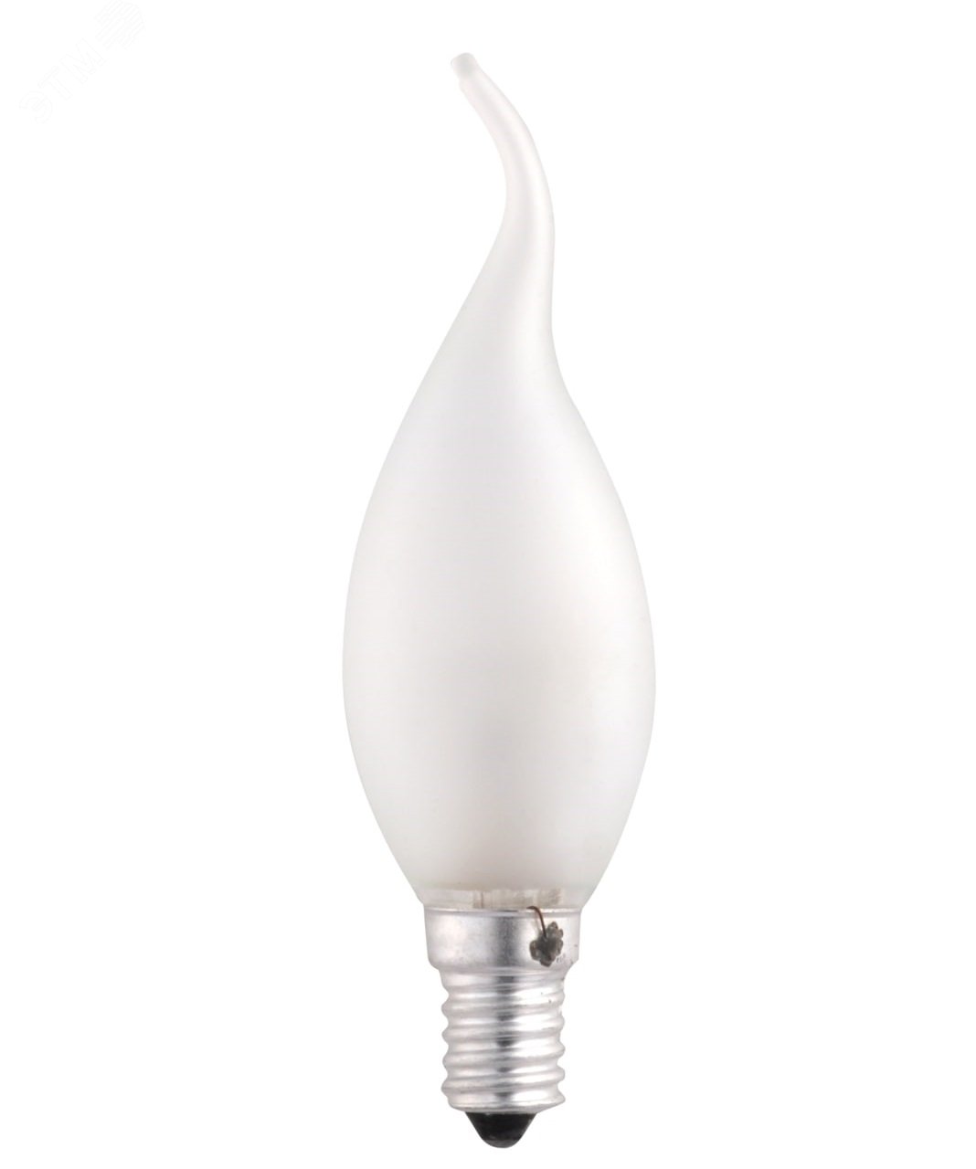 Лампа накаливания CT35 60W E14 frosted (свеча на ветру) 3321482 JazzWay