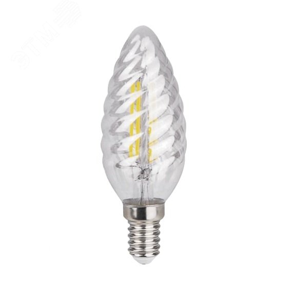 Лампа светодиодная LED 5Вт СТ37 E14 теплый прозрачная 5002142 JazzWay - превью