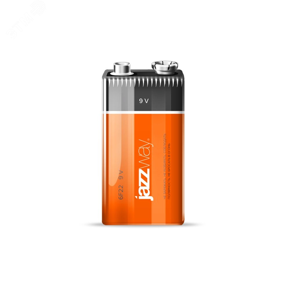 Изображение товара Элемент питания 6F22 (крона) солевой JAZZway Heavy Duty (шт)
