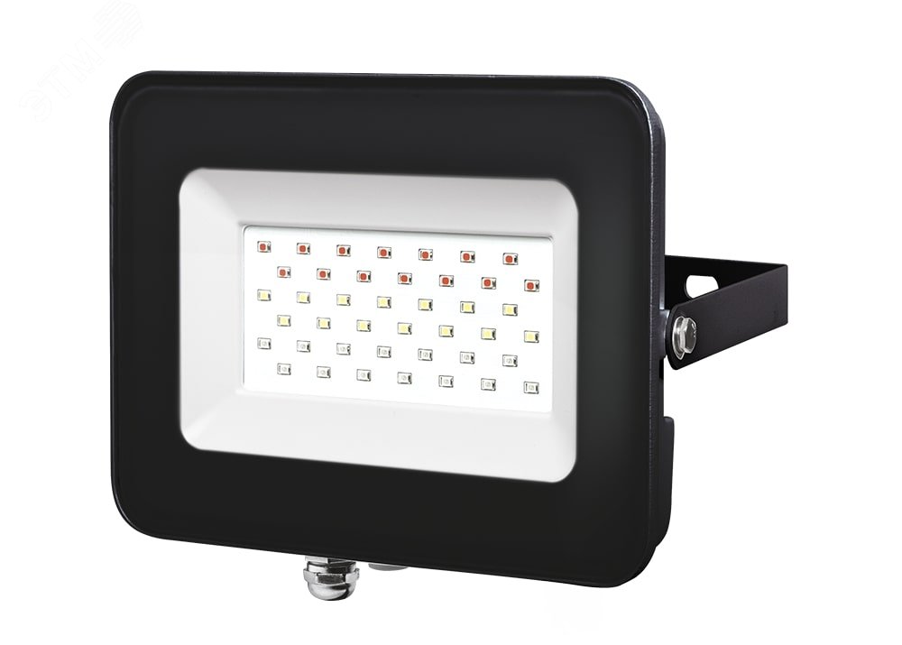 Прожектор светодиодный ДО-30w RGB IP65 черный корпус 5016408 JazzWay - превью
