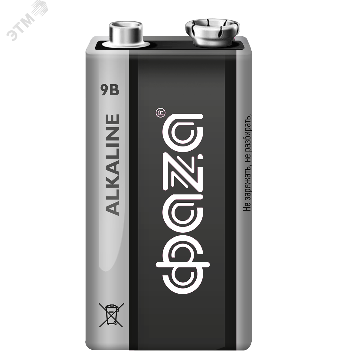 Изображение товара Элементы питания ФАZА Alkaline 6LR61 9V (Крона) (4 шт.)