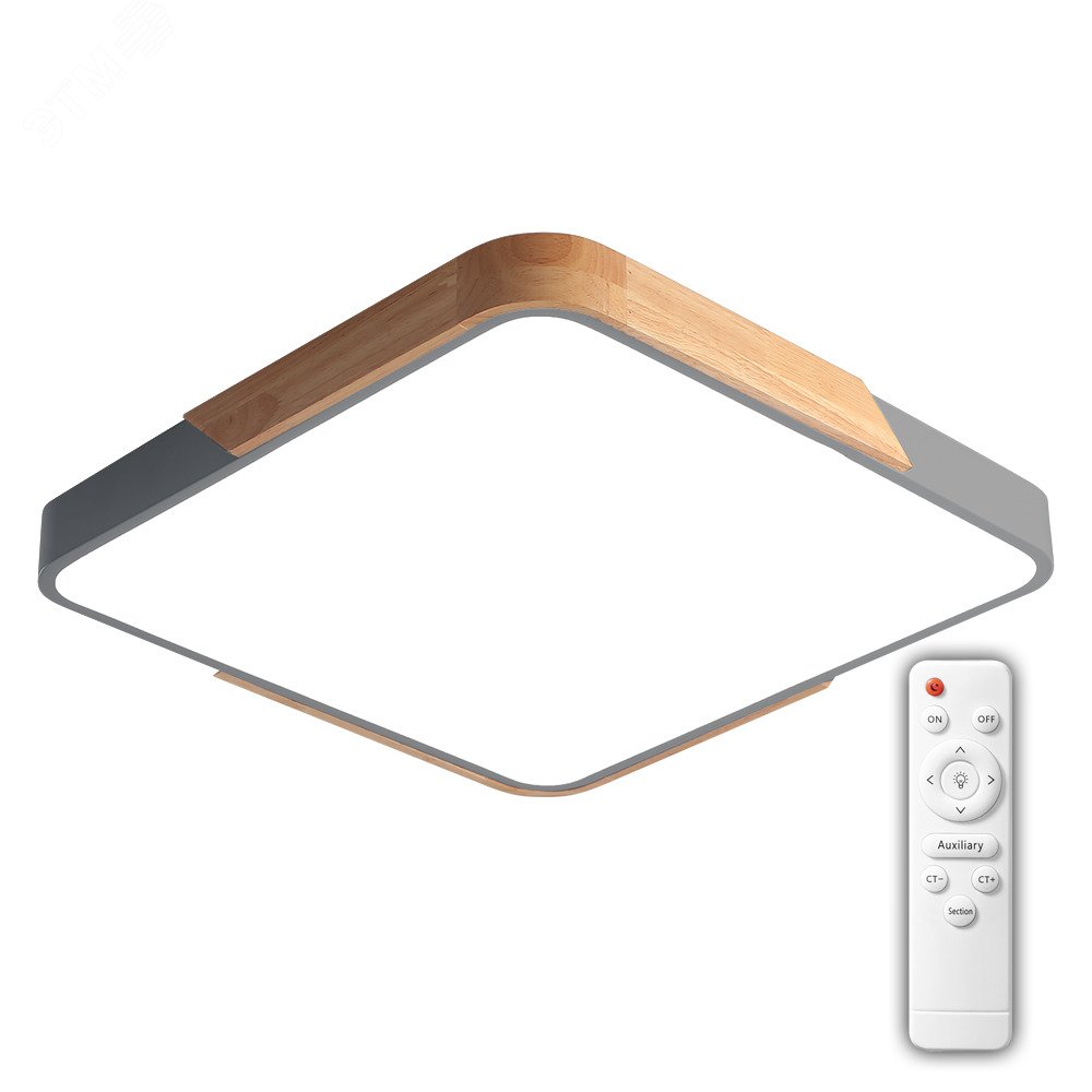 Изображение товара Светильник светодиодный потолочный SCANDIC 72W IP20 3000-6500K серый