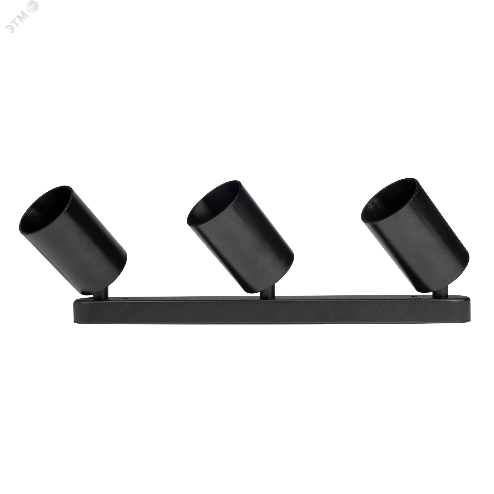 Изображение товара Светильник светодиодный ДПО 3xGU10 15 Вт черный круглый для жилых и коммерческих помещений