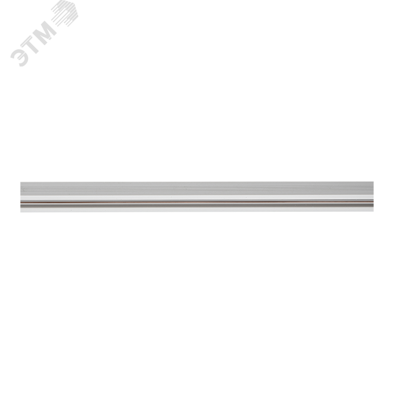 Шинопровод белый (пластик) 1м PTR P 1M-WH с токоподводом и заглушкой 5051973 JazzWay - превью 2