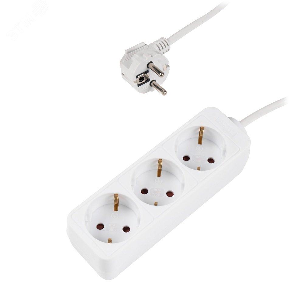 Изображение товара Удлинитель бытовой ФАZА FEG-03-150 3 розетки заземление 1.5 м