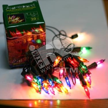 Гирлянда светодиодная 50 LED 1.5 м IP44 RGB