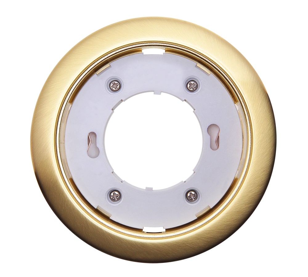 Светильник встраиваемый под лампу GX53 PGX53 10639.23 золото матовое