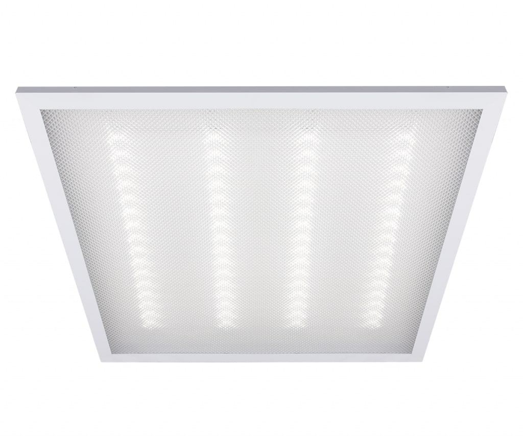 Светильник светодиодный ДВО-36w 595х595х19 4000K 3600Лм призма IP40