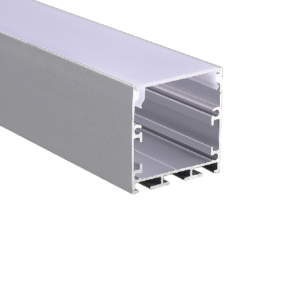 Профиль PAL 3535 (комплект) накладной 2 м анодированный для светодиодной ленты