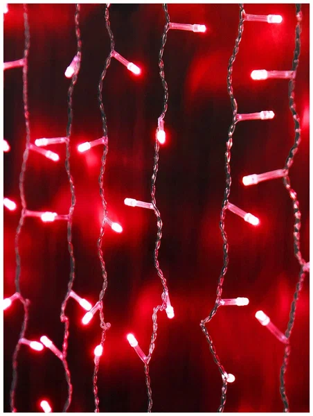 Электрогирлянда Занавес LDCL368-R-E 150x150 368L LED. красный