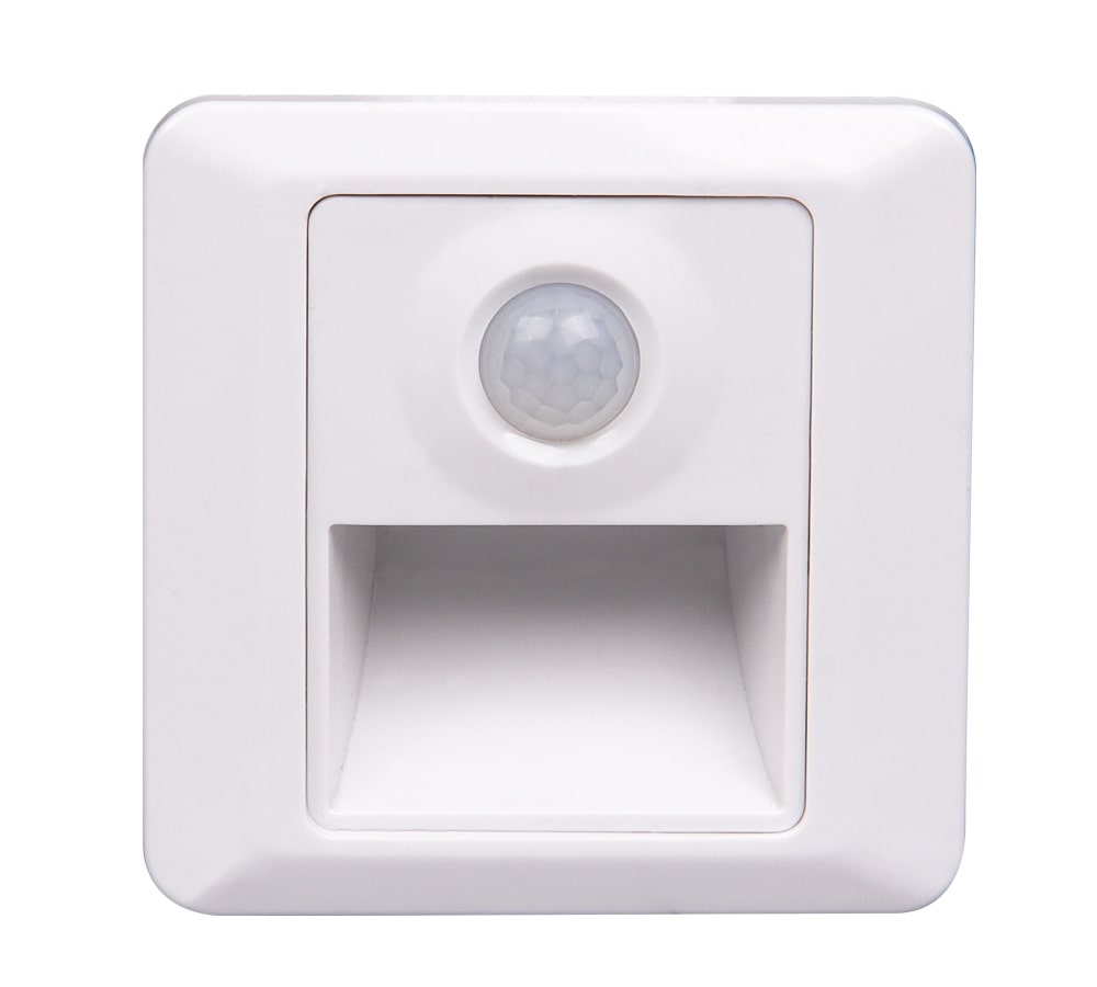 Светильник светодиодный ДВО-2w 4000K 60 Лм IP20 с датчиком движения белый для ступеней
