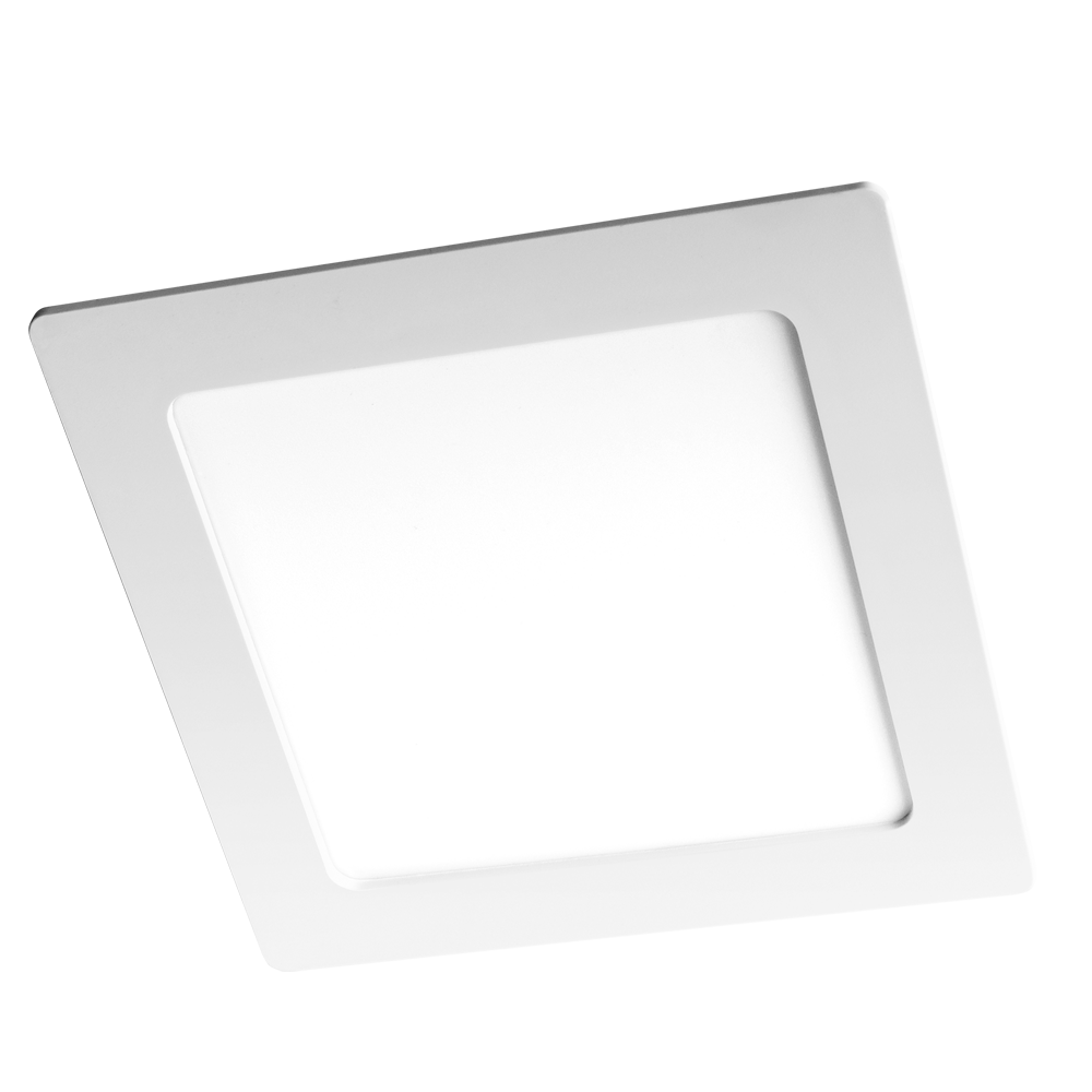 Светильник светодиодный ДВО-15w 6500K 1000 Лм IP40 WH 190мм встраиваемый квадрат