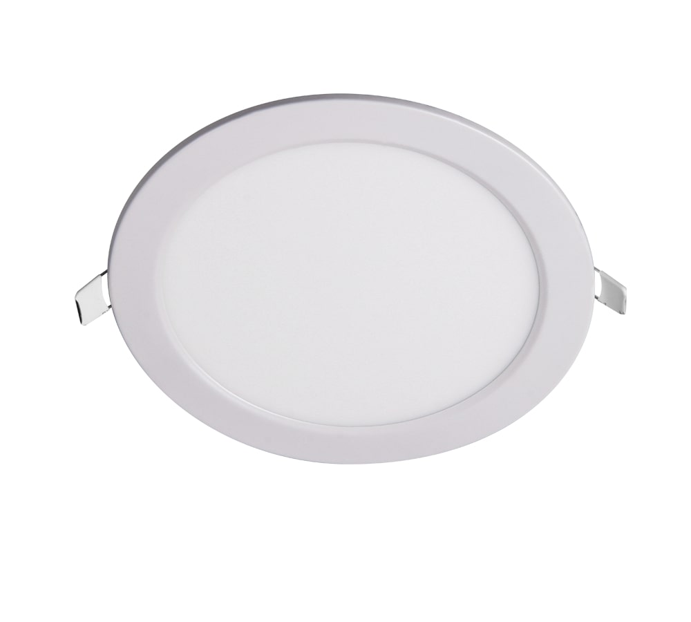 Светильник светодиодный ДВО-12w 6500K 800 Лм IP40 WH d170мм встраиваемый круг