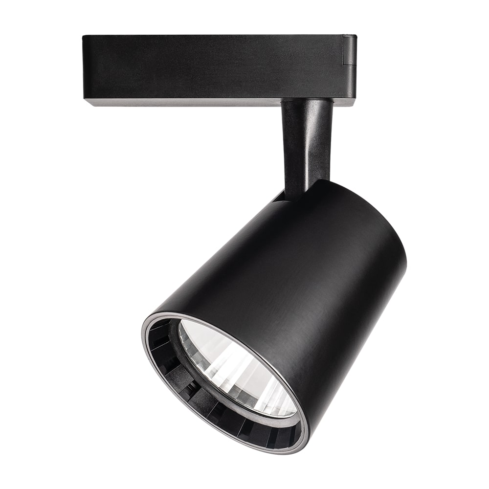 Светильник светодиодный трековый на шинопровод ДПО-30w 4000K 24 град. BL (чёрный) IP40