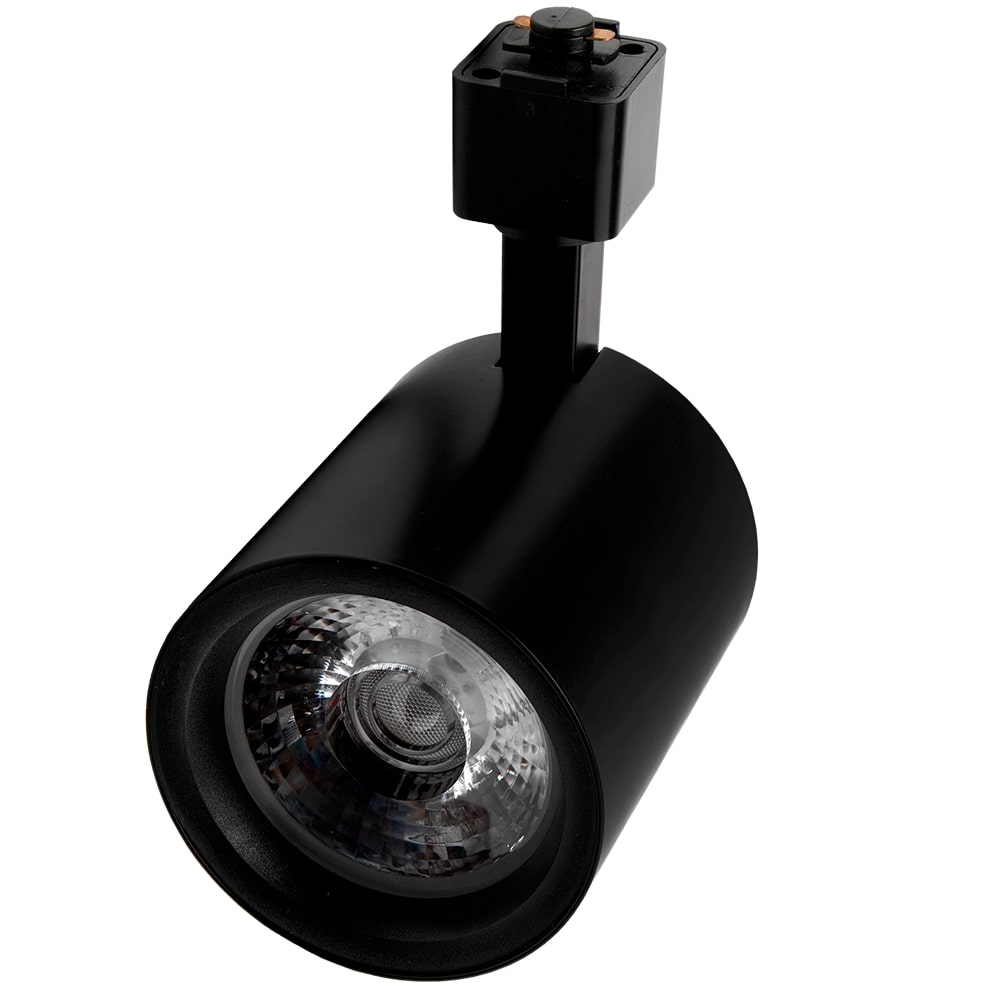Светильник светодиодный трековый на шинопровод ДПО-30w 4000K 24 град BL (чёрный) IP40