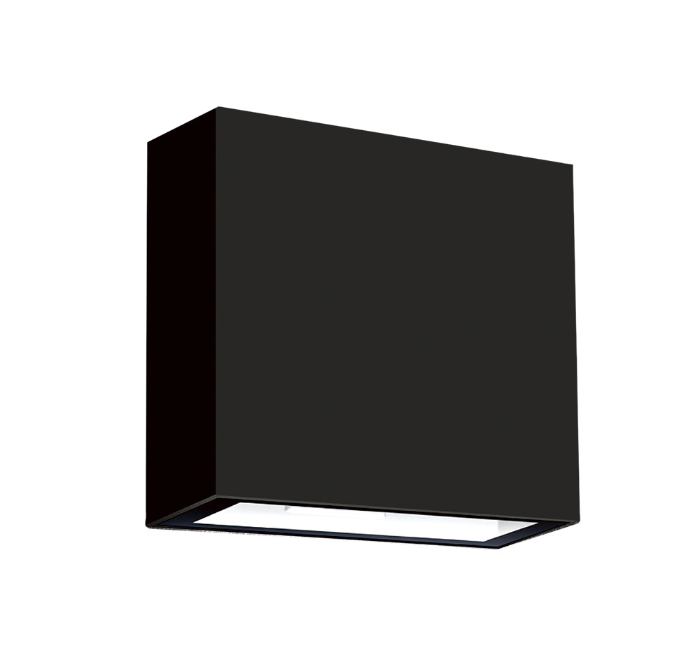 Светильник светодиодный фасадный ДБУ-2x4w 4000K черный IP65 PWL-120120/0-90D