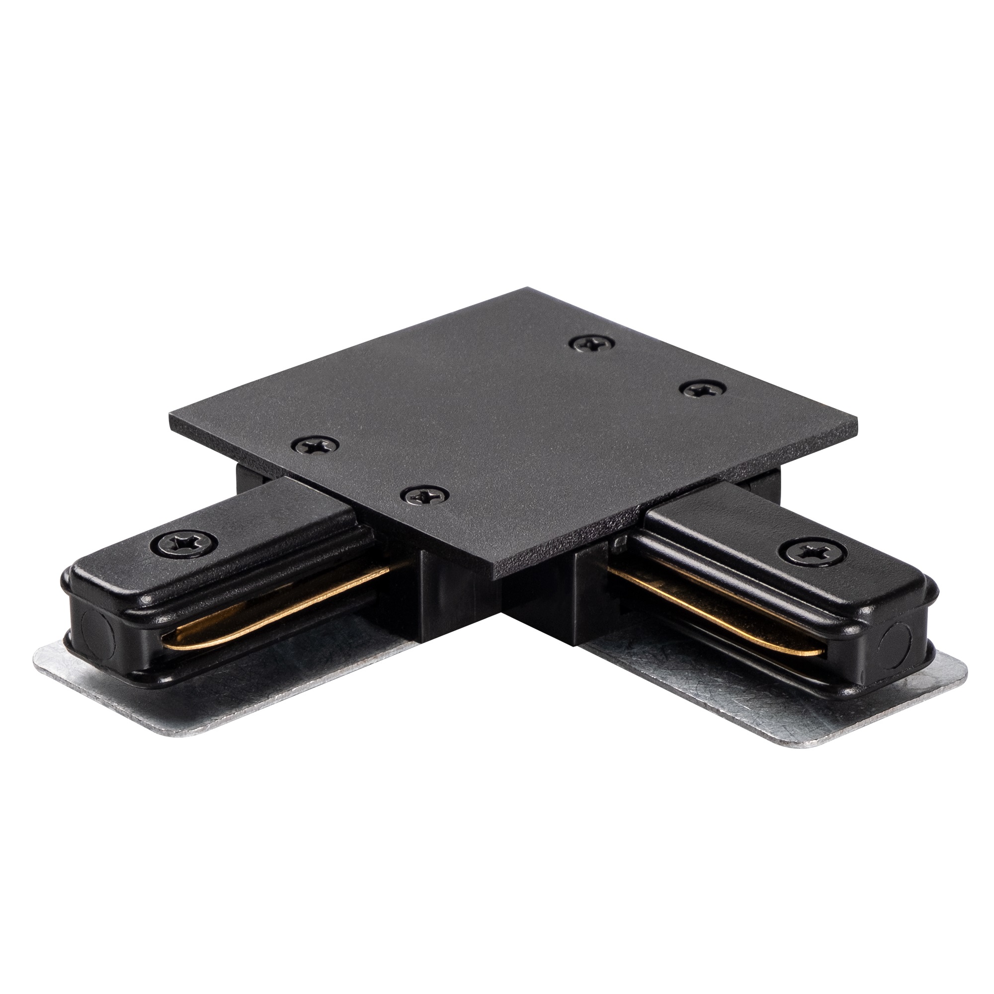 Коннектор PTR/R CL-BL чёрный L-обр. для встраиваемого шинопровода