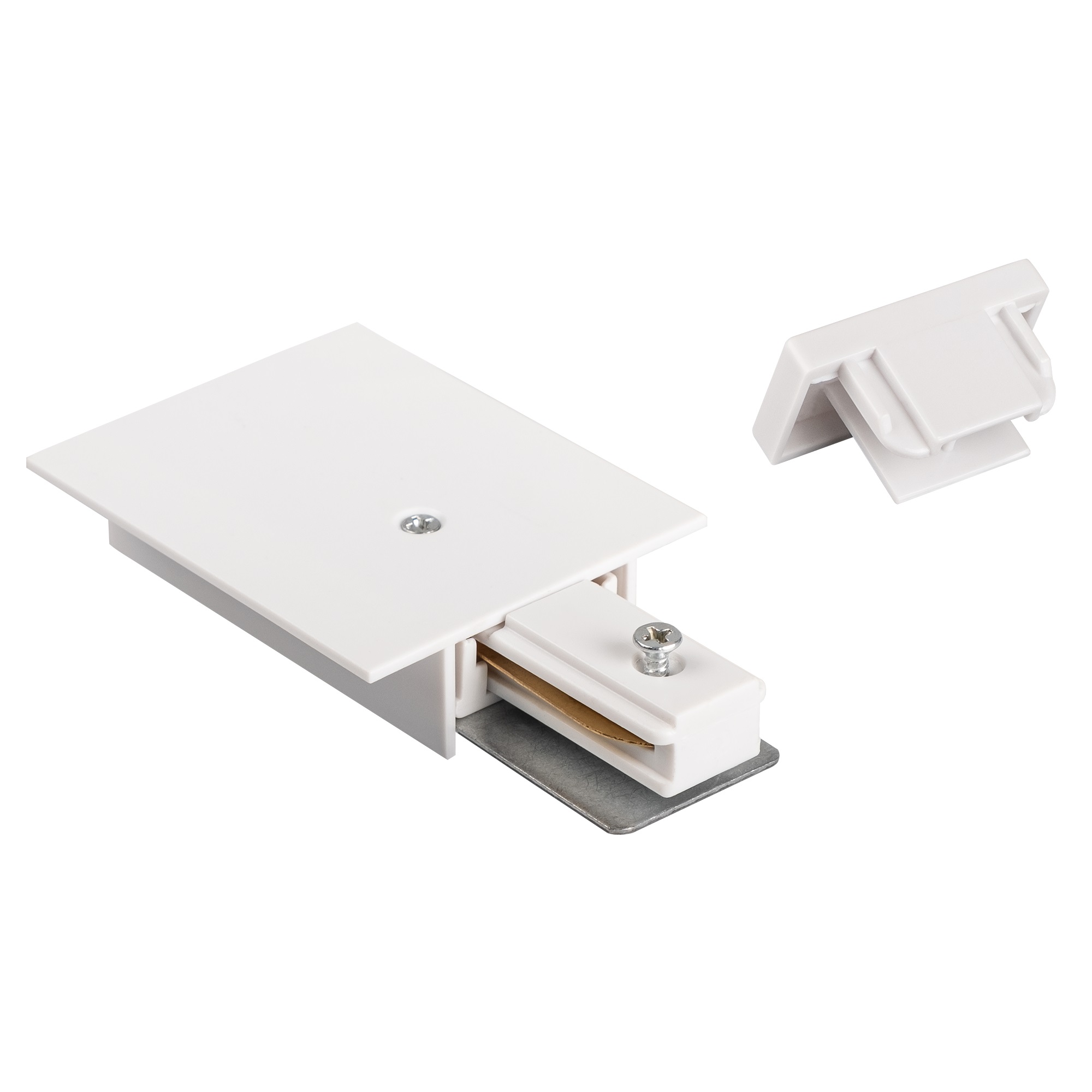 Комплект торцевых элементов PTR/R EC-WH белый для встраиваемого шинопровода