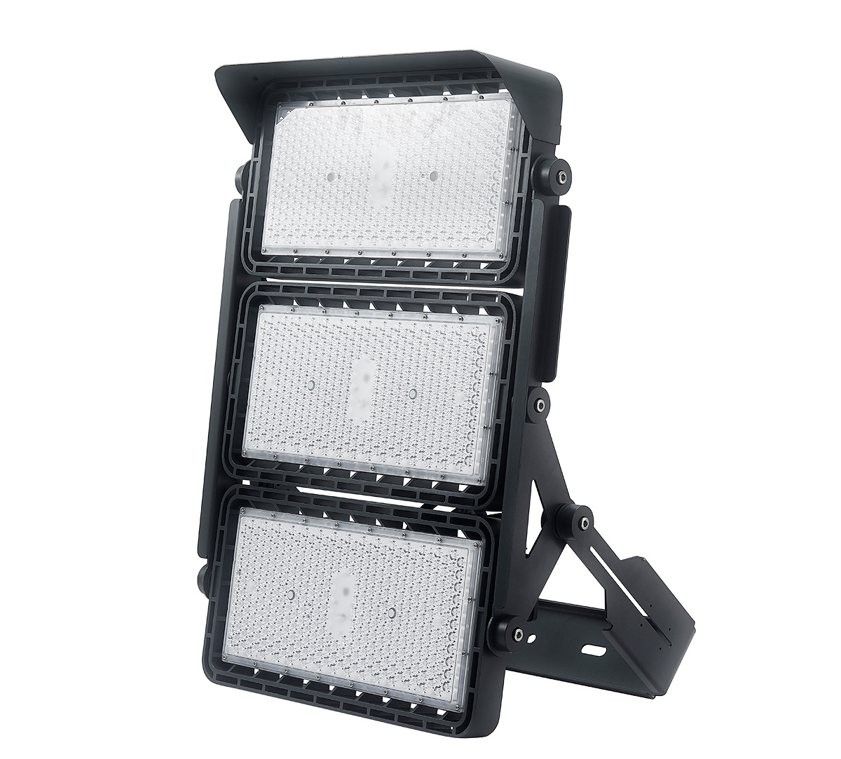 Прожектор светодиодный ДО-750 Вт 5700К 97500 Лм IP6 6 трехсекционный 5 лет гарантии