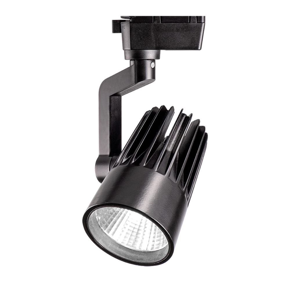 Светильник трековый однофазный ДПО LED-30 Вт 3000 Лм 3000К IP40 черный 24 град 180-250В