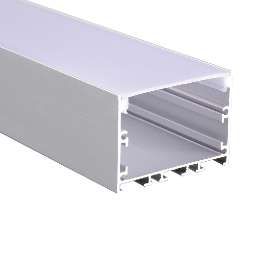 Профиль PAL 5035 (комплект) накладной 2 м анодированный для светодиодной ленты
