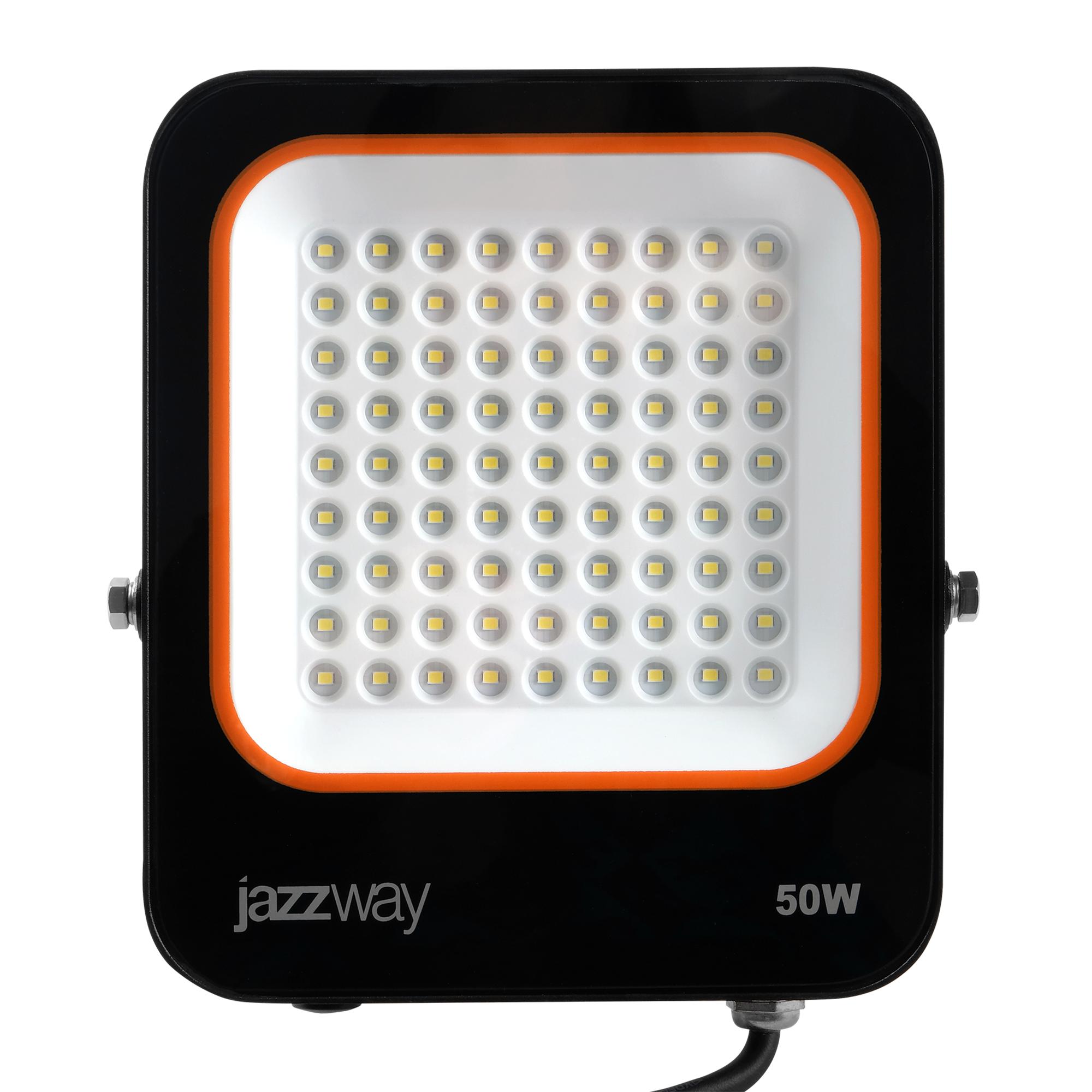 Прожектор светодиодный ДО-50 Вт 6500К 4500 Лм IP65 PFL-V 185-260В угол светораспределения 100 градусов -40... +50 градусовС литой алюминий индекс Ra>80