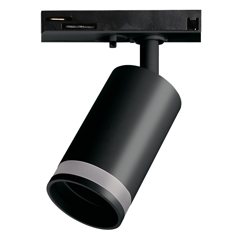 Светильник светодиодный трековый на шинопровод черный ДПО-50Вт под лампу GU10 IP20 PTR 1732