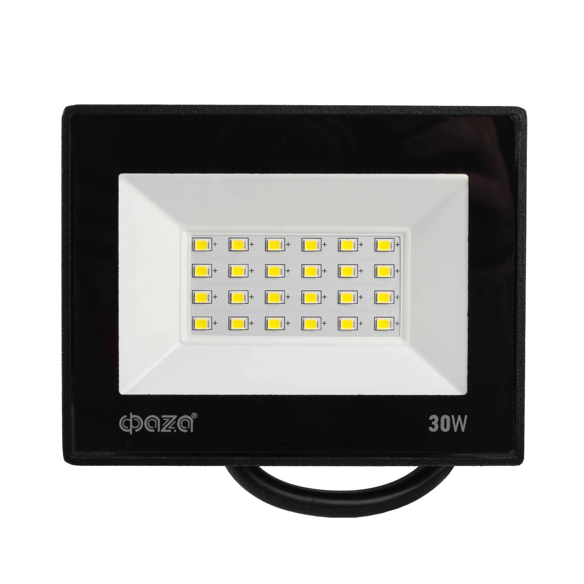 Прожектор светодиодный СДО-20 30 Вт 6500К 2400 Лм IP65