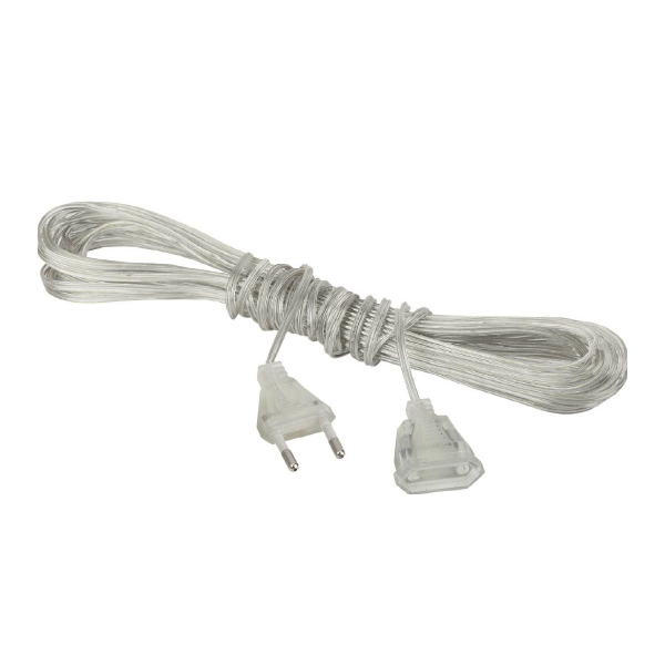 Удлинитель для светодиодных гирлянд GE-3, прозрачный, 3 м