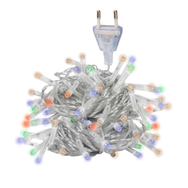 Гирлянда светодиодная нить AC-G01-120M, 120 мультицвет LED, 12.8 м, 8 режимов, 220В
