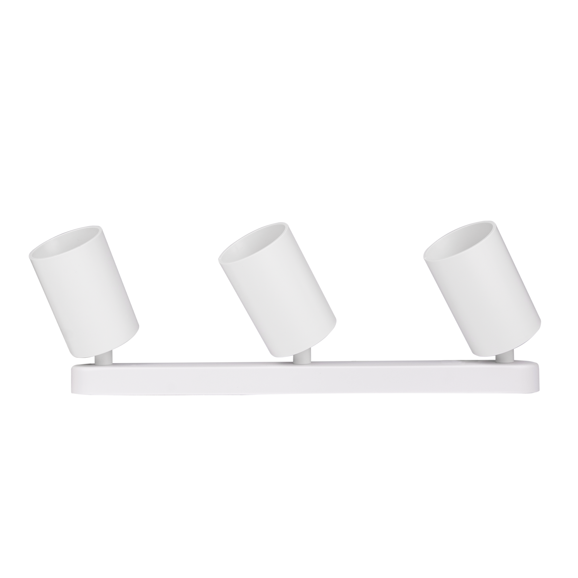 Светильник светодиодный ДПО 3xGU10 без ламп круглый белый корпус