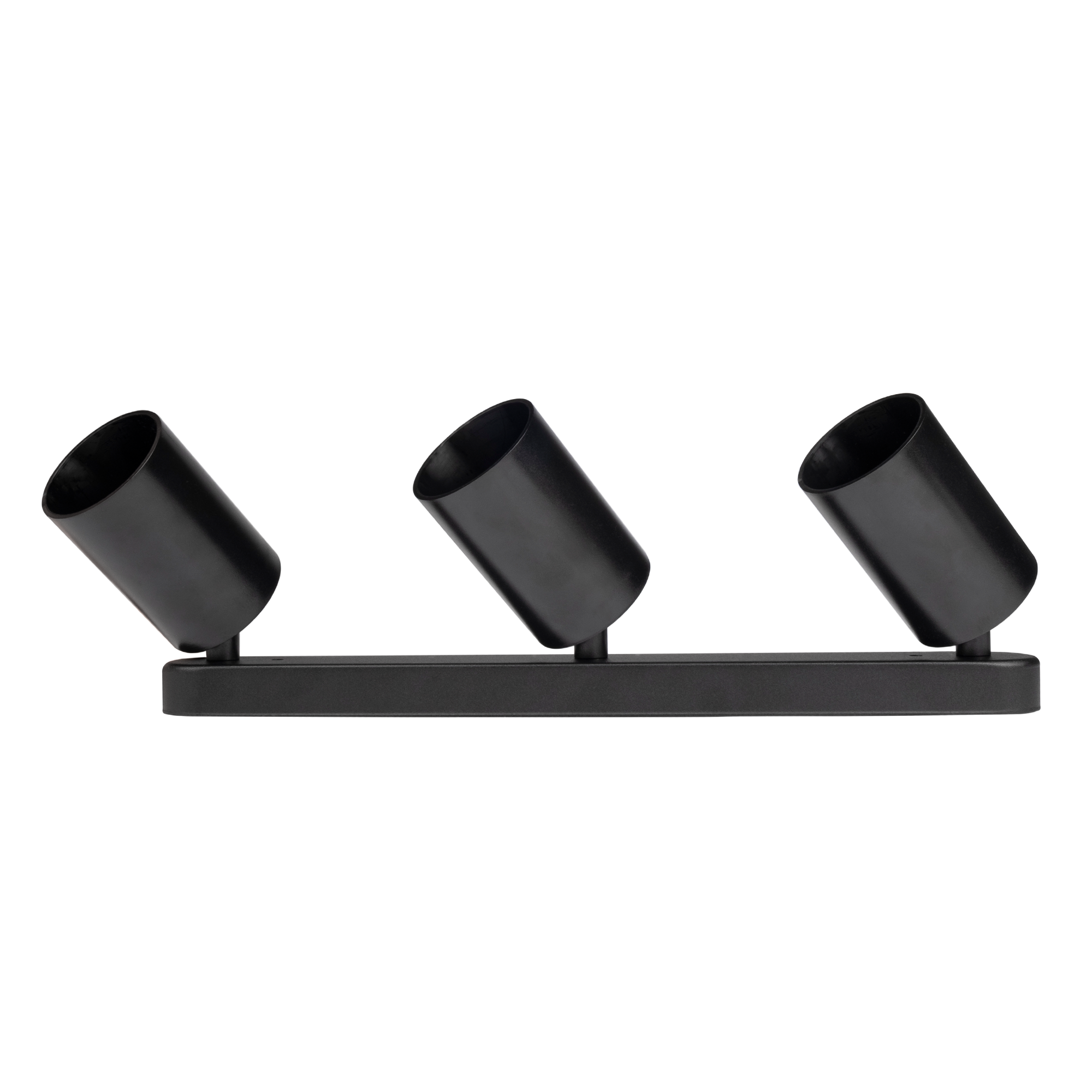 Светильник светодиодный ДПО 3xGU10 без ламп круглый черный корпус