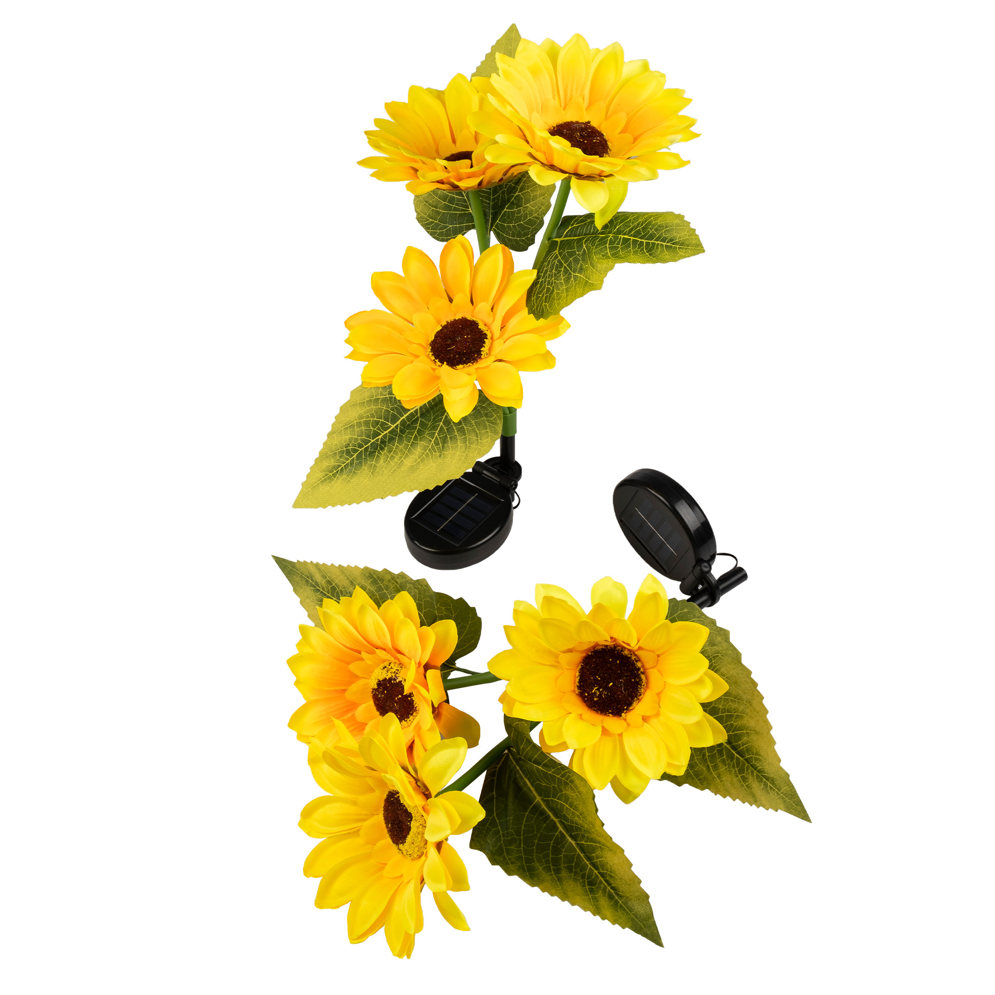 Светильник светодиодный на солнечной батарее SLR-S13-S2 Комплект 2-х светильников Подсолнухи 36 LED ФАZА