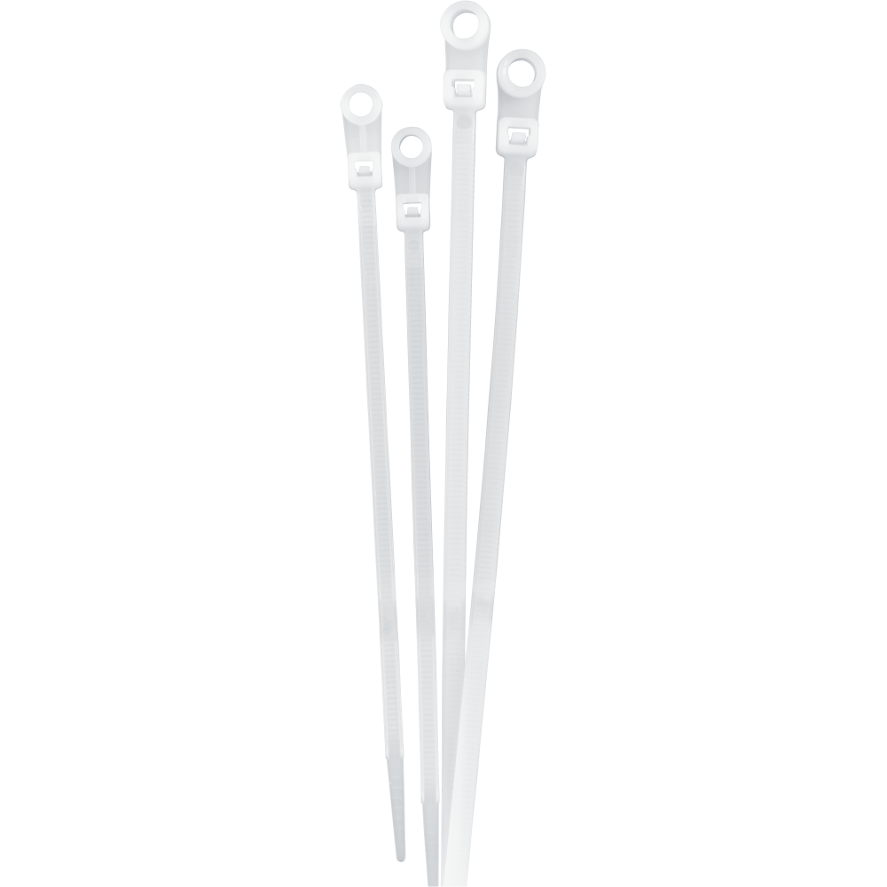 Кабельные стяжки (хомуты) под винт PCT-S 4,3x200-100BL PA6.6 Jazzway (100 шт/уп)