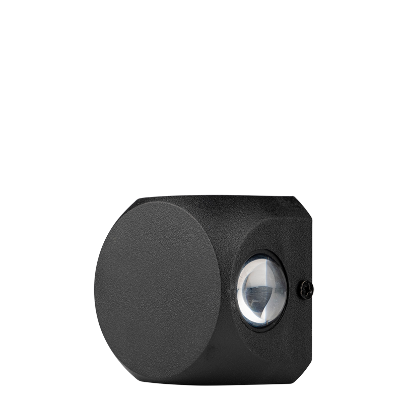 Светильник архитектурный фасадный светодиодный PWL-07565/80D 2x2w 4000K BL IP54 черный