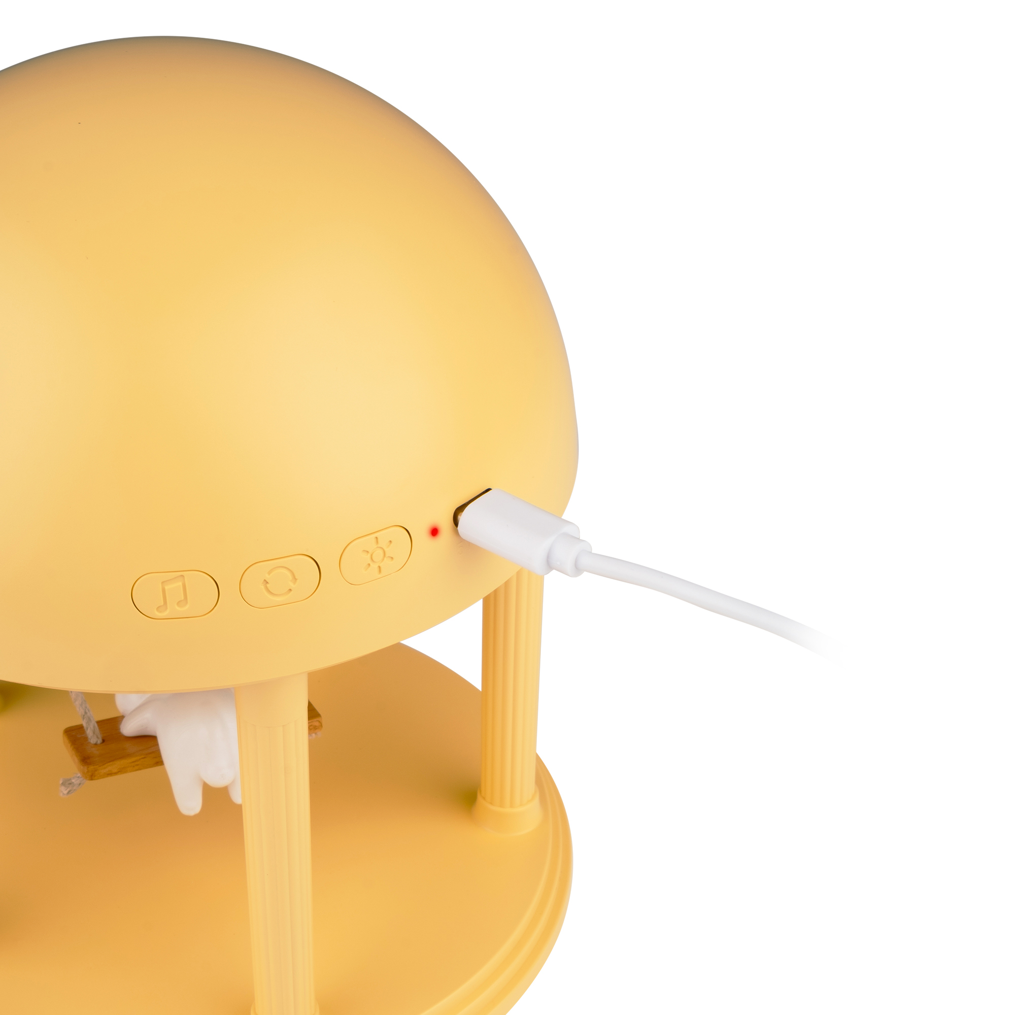 Светильник настольный, светодиодный, Котик Желтый