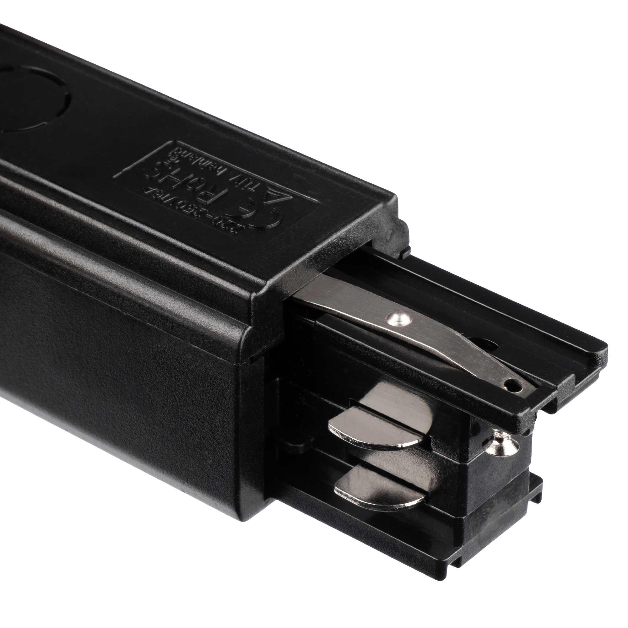 Коннектор черный правый сетевой для 3Ф шинопровода 3P PTR EC-BL Right