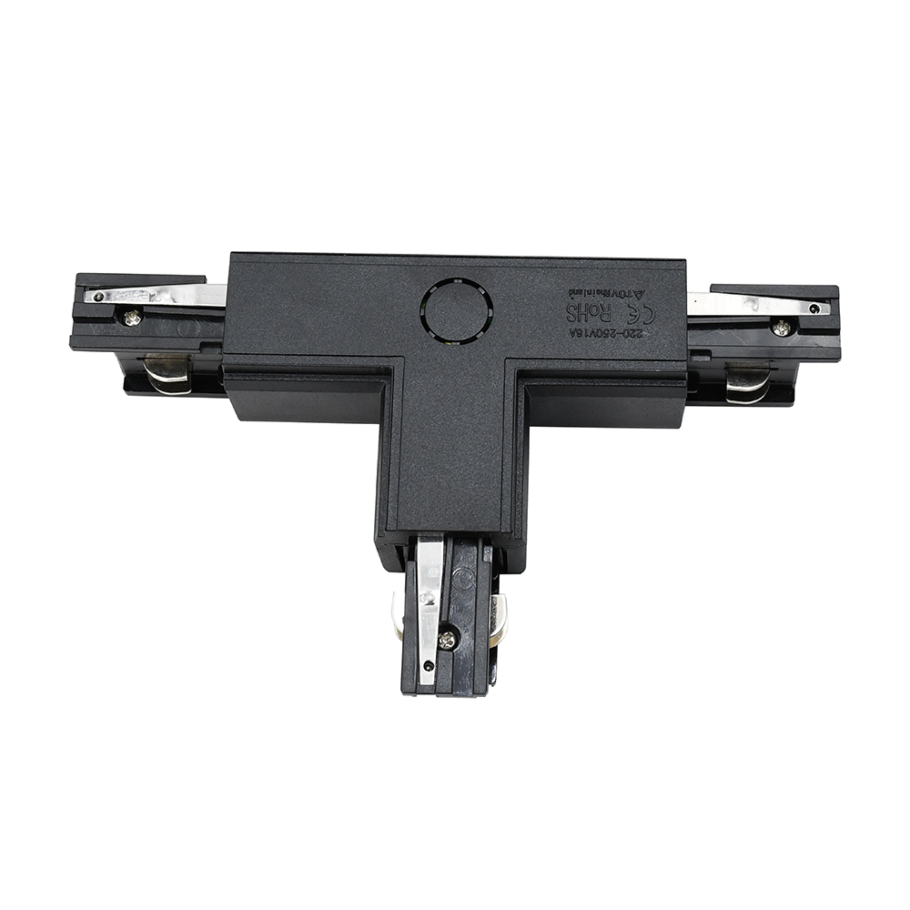 Коннектор черный правый внешн. T-образн. для 3Ф шинопровода 3P PTR CT-BL R/OUT