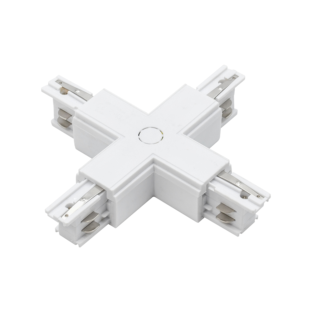 Коннектор белый X-образн. для 3Ф шинопровода 3P PTR CX-WH