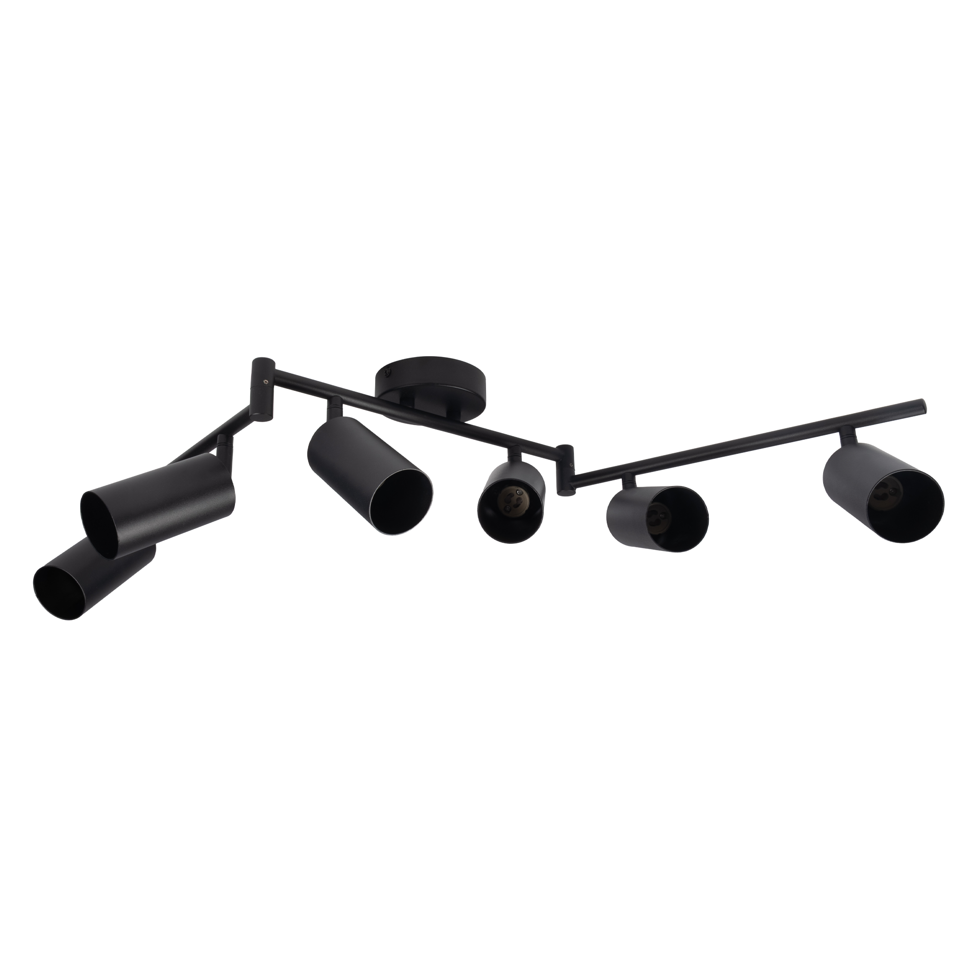 Светильник декоративный ДПО 0606 6xGU10 черный 230V IP20 JazzWay