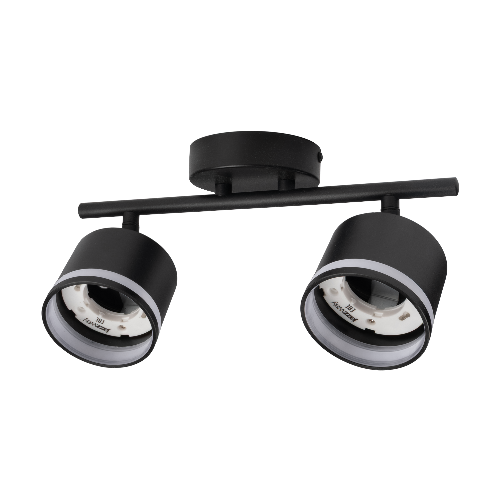 Светильник декоративный ДПО 0702 2xGX53 черный 230V IP20 JazzWay