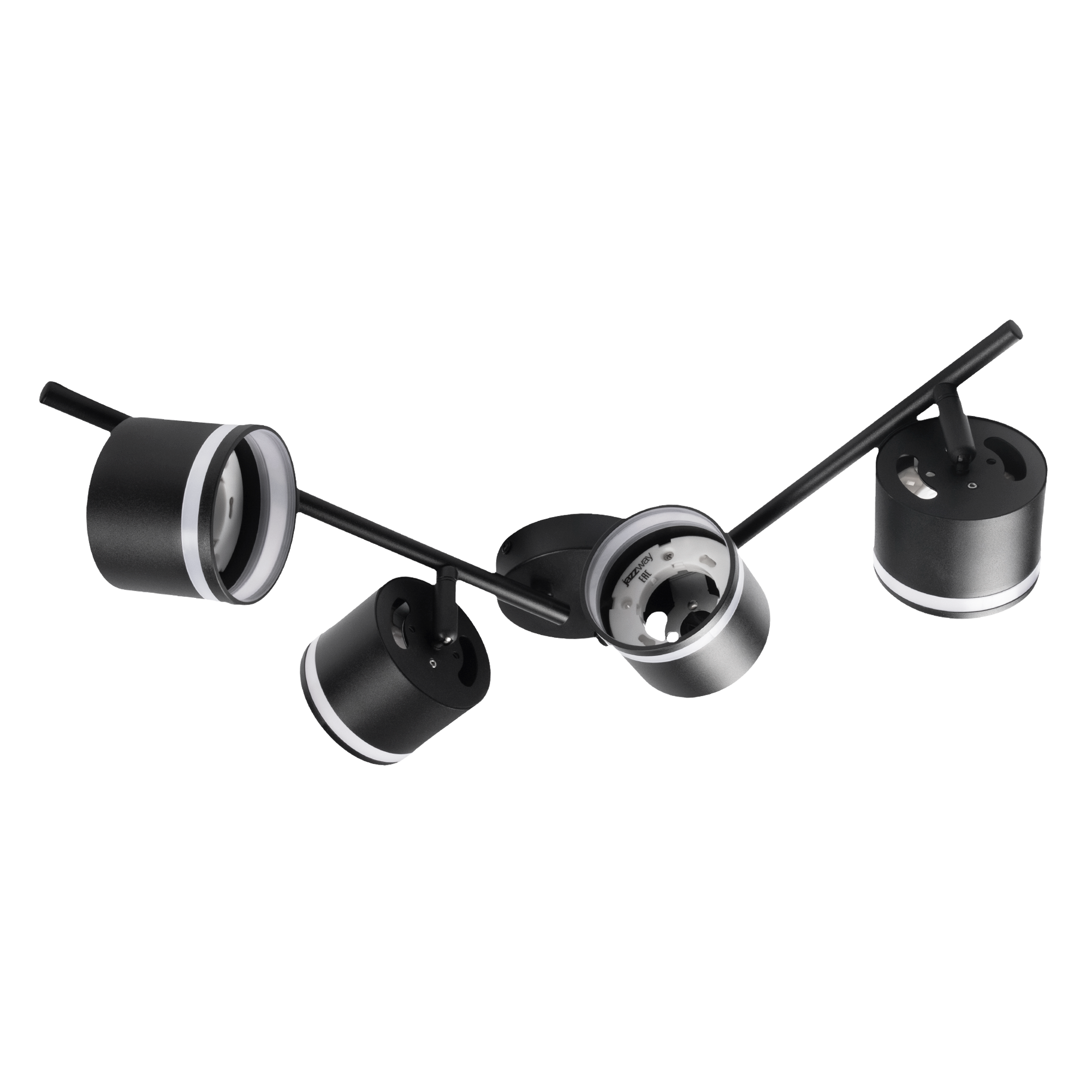 Светильник декоративный ДПО 0804 4xGX53 черный 230V IP20 JazzWay