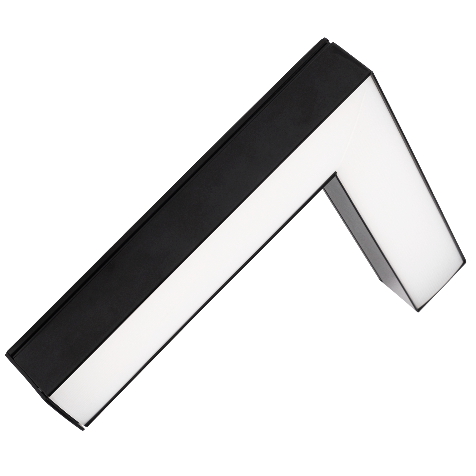 Светильник светодиодный ДПО-02L 16W 4000K 1600Лм BLACK L-обр. для реечных потолков IP40 Jazzway