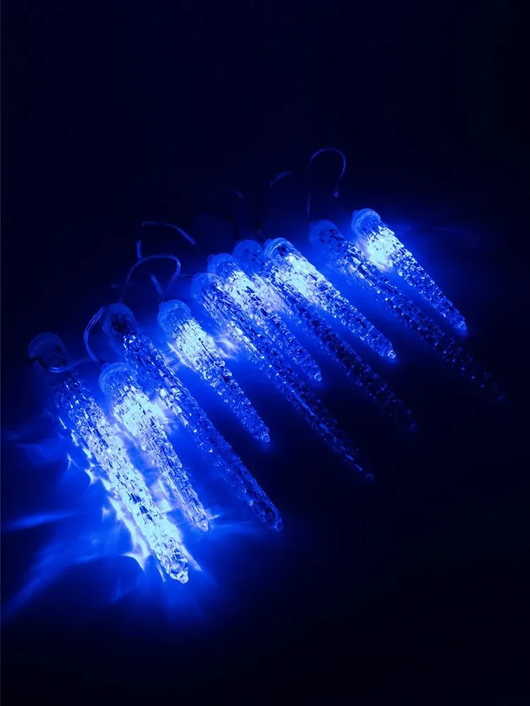 Гирлянда Сосульки 100LED 1.6 м IP65 синяя