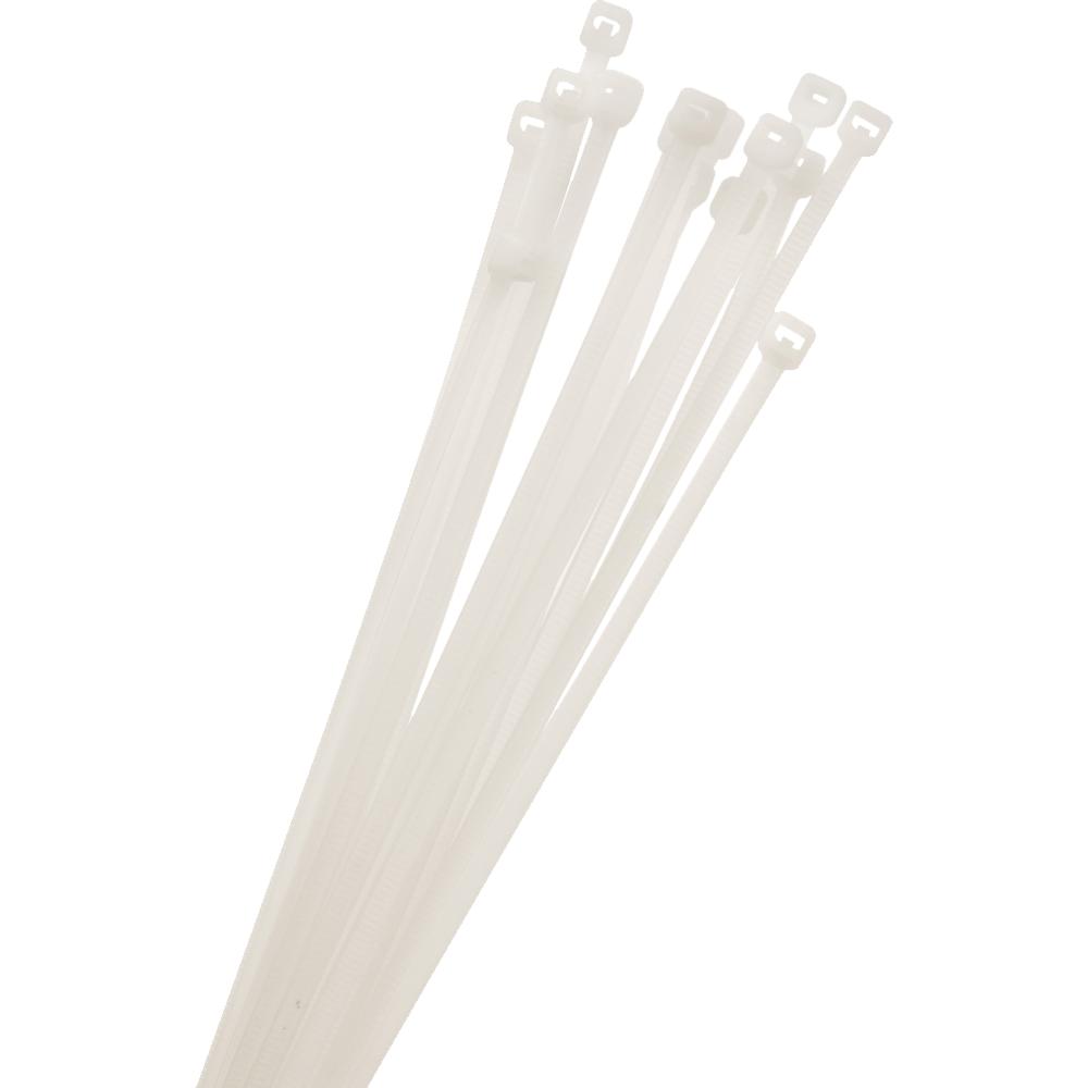 Стяжка кабельная (Хомут) 4,8x180-100WH PA6.6 белая (100 шт/уп) Jazzway