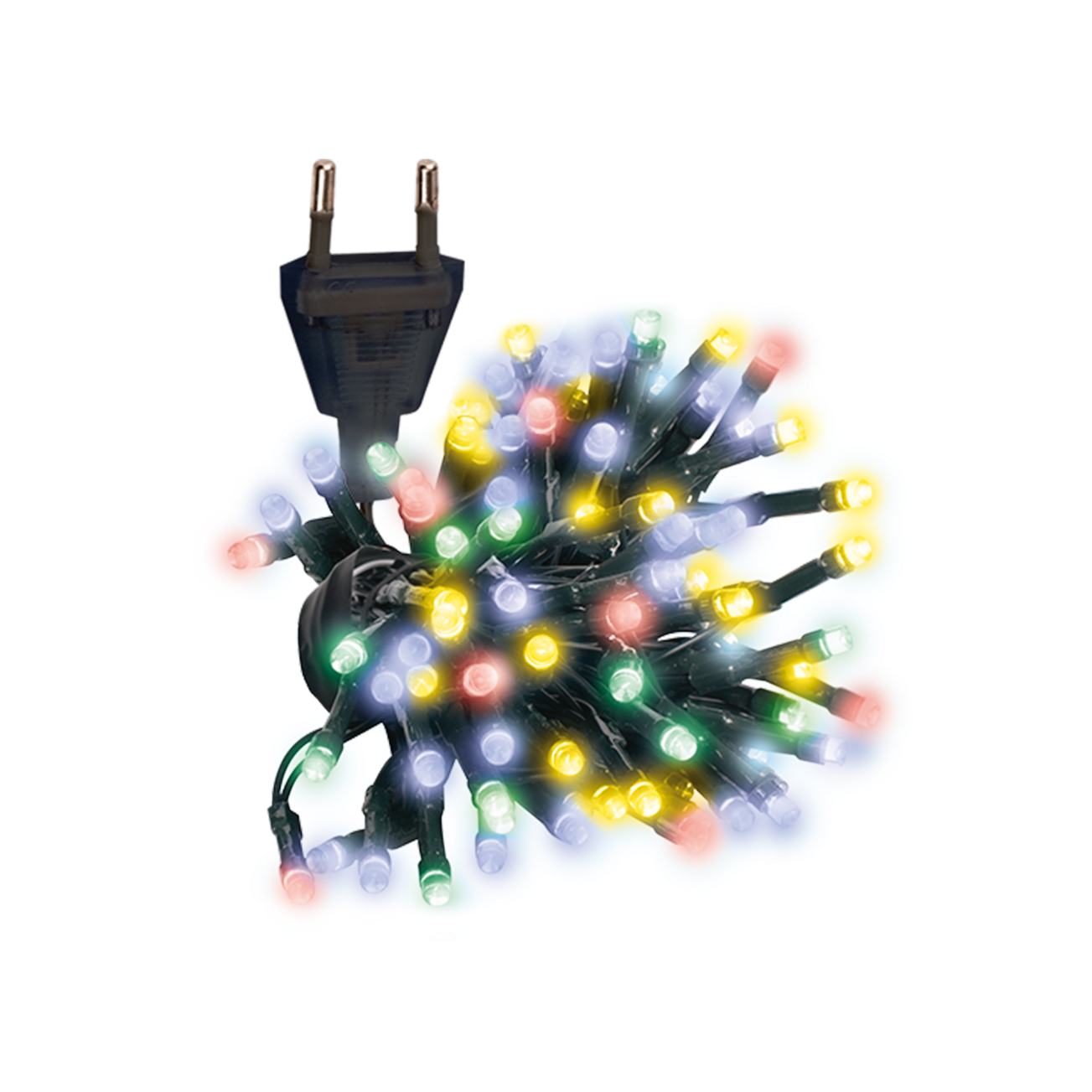 Гирлянда-нить для внутренних помещений 80 мультицвет LED 8.8 м, 8 режимов 220В
