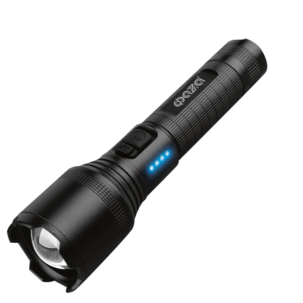 Фонарь светодиодный ручной с функцией ZOOM ФАZA AccuF1-L15WZ-bk черный