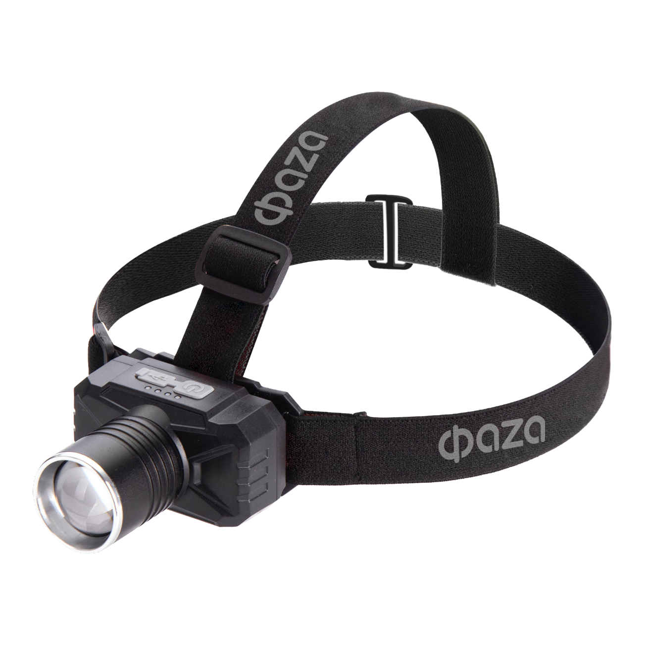 Фонарь светодиодный налобный 10 Вт аккумуляторныйулятор Li-ion 1800 мАч регулируемый угол наклона фонаря ФАZА