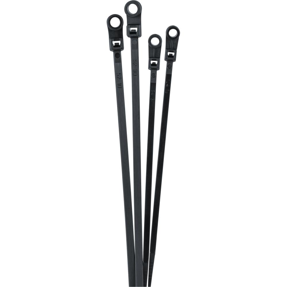 Стяжка кабельная (Хомут) под винт 3,6x150-100BL PA6.6 черная (100 шт/уп) Jazzway