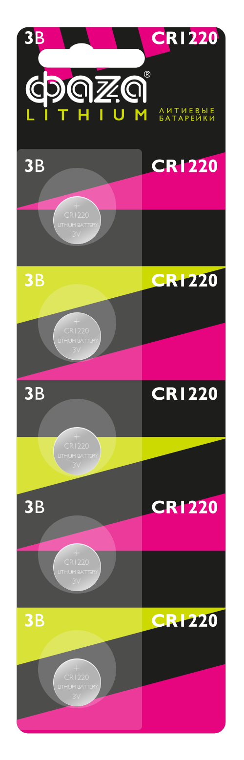 Элемент питания литиевый CR1220-B6